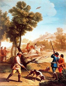 The Hunting Party — Francisco José De Goya Y Lucientes, Baroque