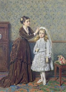 Her First Communion — George Goodwin Kilburne