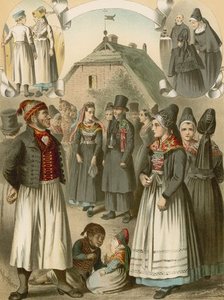 German Costume Rugen Monchgut — Albert Kretschmer