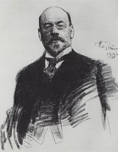 Portrait Of The Artist I.s. Ostroukhov — Ilya Yefimovich Repin