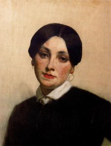 Portrait De Mademoiselle Florentin — Thomas Couture