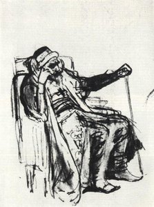 Rough Outline Of The Image Of Ivan The Terrible — Victor Vasnetsov