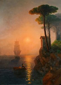 Misty Morning In Italy — Ivan Konstantinovich Aivazovsky, Romanticism