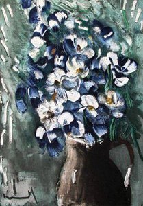 The Delphiniums — Maurice De Vlaminck
