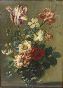 Vase De Fleurs Par Belin De Fontenay