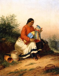 Caughnawaga Woman and Baby