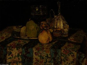 Still Life - Fruit — Adolphe Joseph Thomas Monticelli