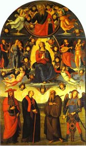The Assumption Of The Virgin With Saints — Vannucci Pietro (le Perugin)