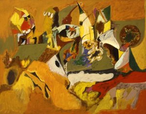 Golden Brown Painting — Arshile Gorky, Abstract Expressionism