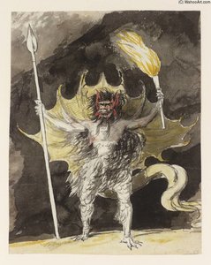 A Devil With Torch And Spear — Sir Nathaniel Dance Holland