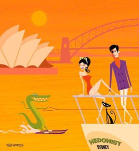 The Hedonist — Josh Agle (shag)