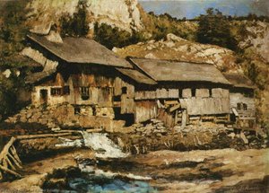 Mill At Saut Du Doubs — Carl Eduard Schuch