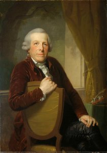 Portrait of Johannes Lublink II, Philosopher, Writer and Statesman, Johann Friedrich August Tischbein, 1790 - 1795
