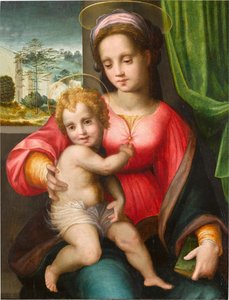 Madonna And Child — Domenico Puligo