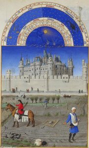 October: Sowing The Winter Grain — Limbourg Brothers