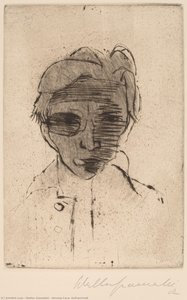 Gloomy Face, Self-portrait — Walter Gramatté