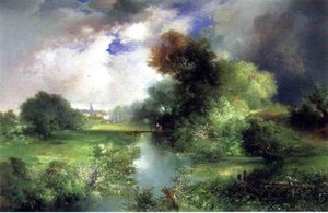 June, East Hampton — Thomas Moran
