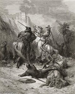A Heroine Florine Of Burgundy — Paul Gustave Doré, Romantic Illustration