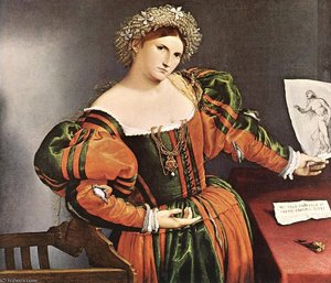 Lucretia — Lorenzo Lotto