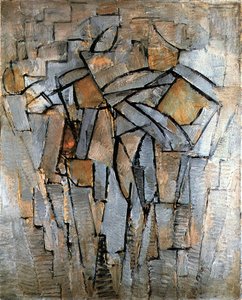 Composition In Gray-blue — Piet Mondrian, Cubism