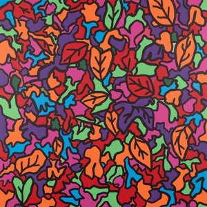 Mosaico Vibrante De Formas Orgánicas Entrelazadas En Una Sinfonía Cromática Singular — Caroline Pelletier