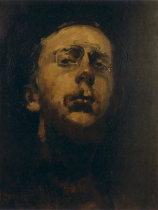 Selfportait with pince-nez