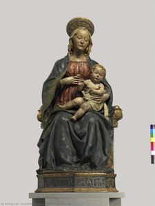 Madonna Enthroned — Benedetto Da Maiano