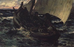 Barge — Vasily Dmitrievich Polenov