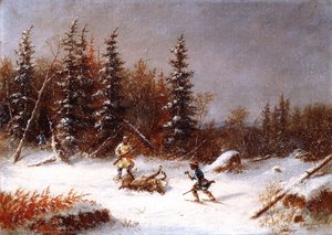 The Caribou Hunter — Cornelius David Krieghoff