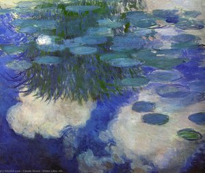 Water Lilies (45) — Claude Monet, Impressionism