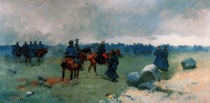 Advancing (general With His Staff) — Josep Cusachs I
