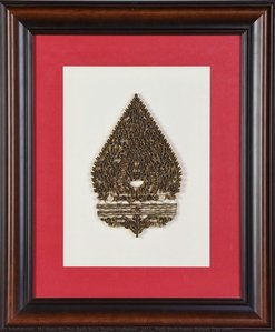Batik Block Frame (Banyan Tree motif)