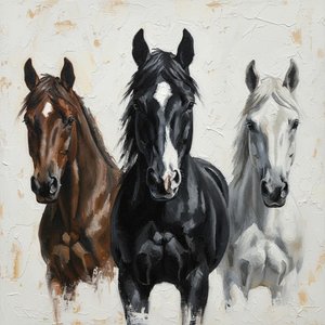 Triptych Of Shadows: A Monumental Study In Obsidian, Umber, And Alabaster Form — Christian Noiret, Contemporary Abstract