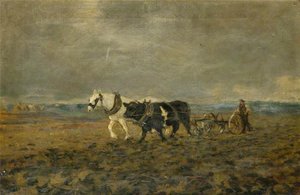 Ploughing — George Fiddes Watt