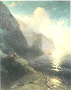 Pushkin In Gurzuf — Ivan Konstantinovich Aivazovsky
