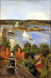 View From North Quay — Akseli Gallen-kallela