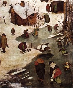 The Census At Bethlehem (detail) — Pieter Bruegel The Elder, Northern Renaissance