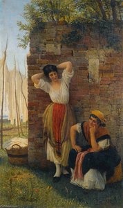 A Moment Of Rest — Eugen Von Blaas