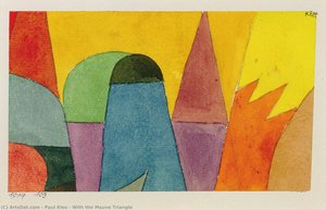 Con El Triángulo Mauve — Paul Klee, Abstract Expressionism