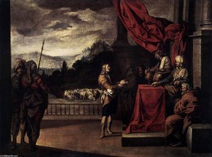Joseph Explains The Dream Of The Pharaoh — Antonio Del Castillo