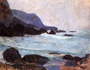 La Costa De Bellangenay — Eugène Henri Paul Gauguin, Impresionismo