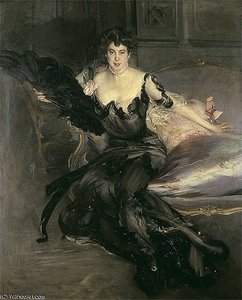 Portrait Of A Lady Mrs Lionel Phillips — Giovanni Boldini