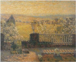 Terrace In Springtime — Henri Le Sidaner