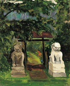 Italian Garden Scene (formerly called 'Eastern Garden Scene')