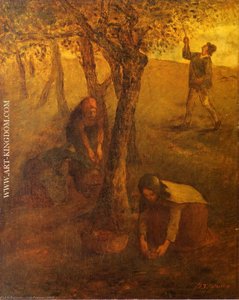 Gathering Apples — Jean-françois Millet
