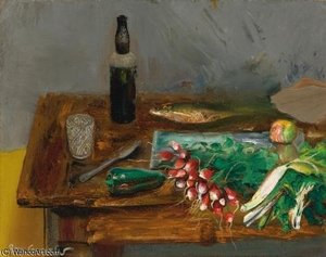Still Life With Radishes — Boris Dmitrievich Grigoriev