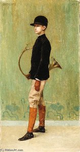 Portrait Of Georges Before The Hunt — Rene Lelong