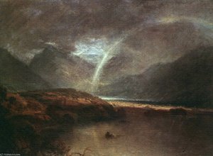 Buttermere Lake A Shower — Joseph Mallord William Turner
