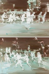 A Dance (diptych) — Xiao Bo