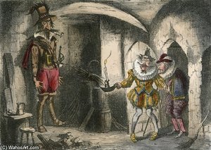 Discovery Of Guido Fawkes By Suffolk And Mounteagle — John Leech